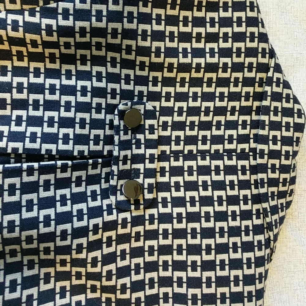 LOFT blue patterned blazer - Picture 5 of 6